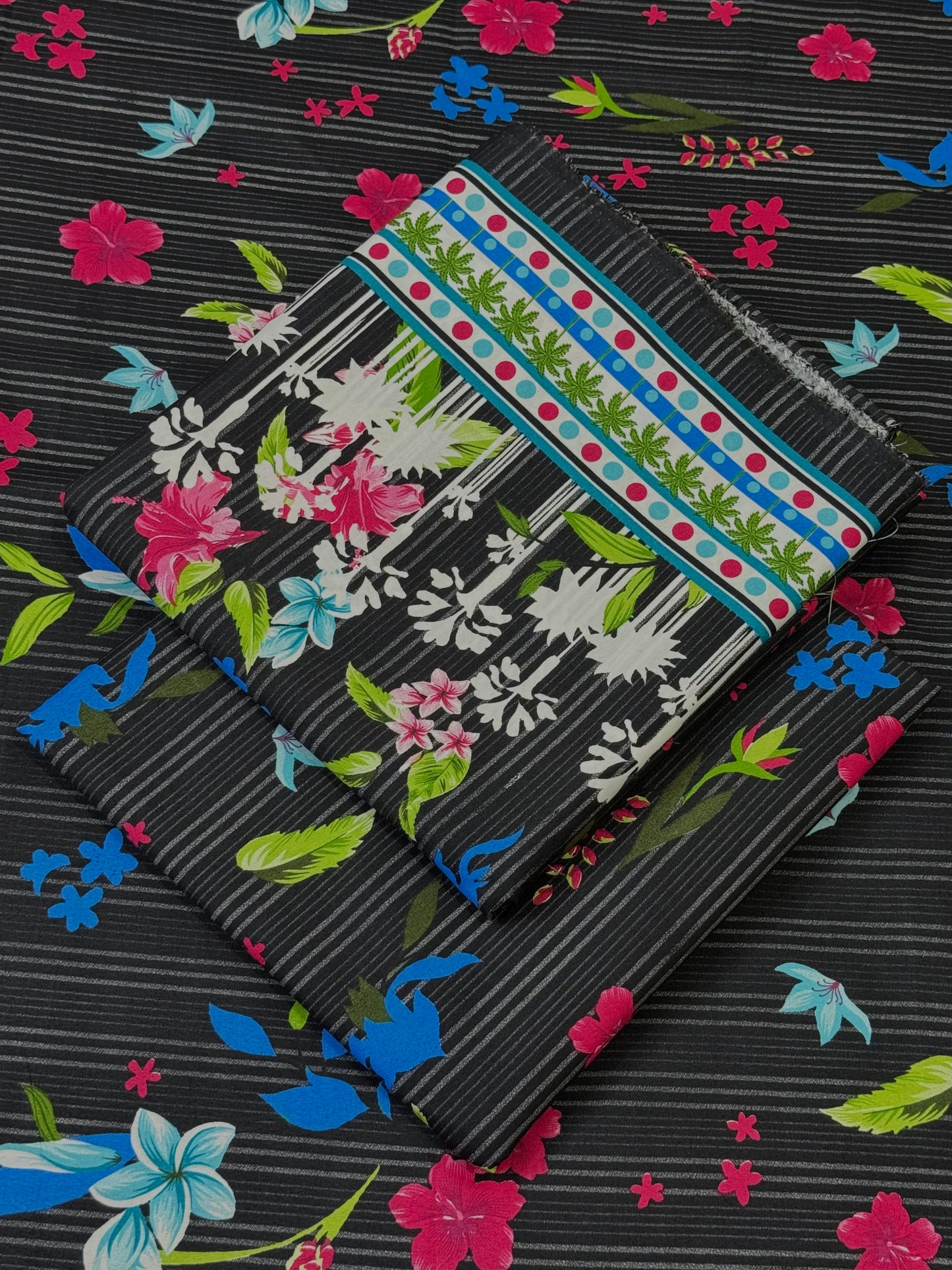 FLORAL PRINTED 2PC D-159