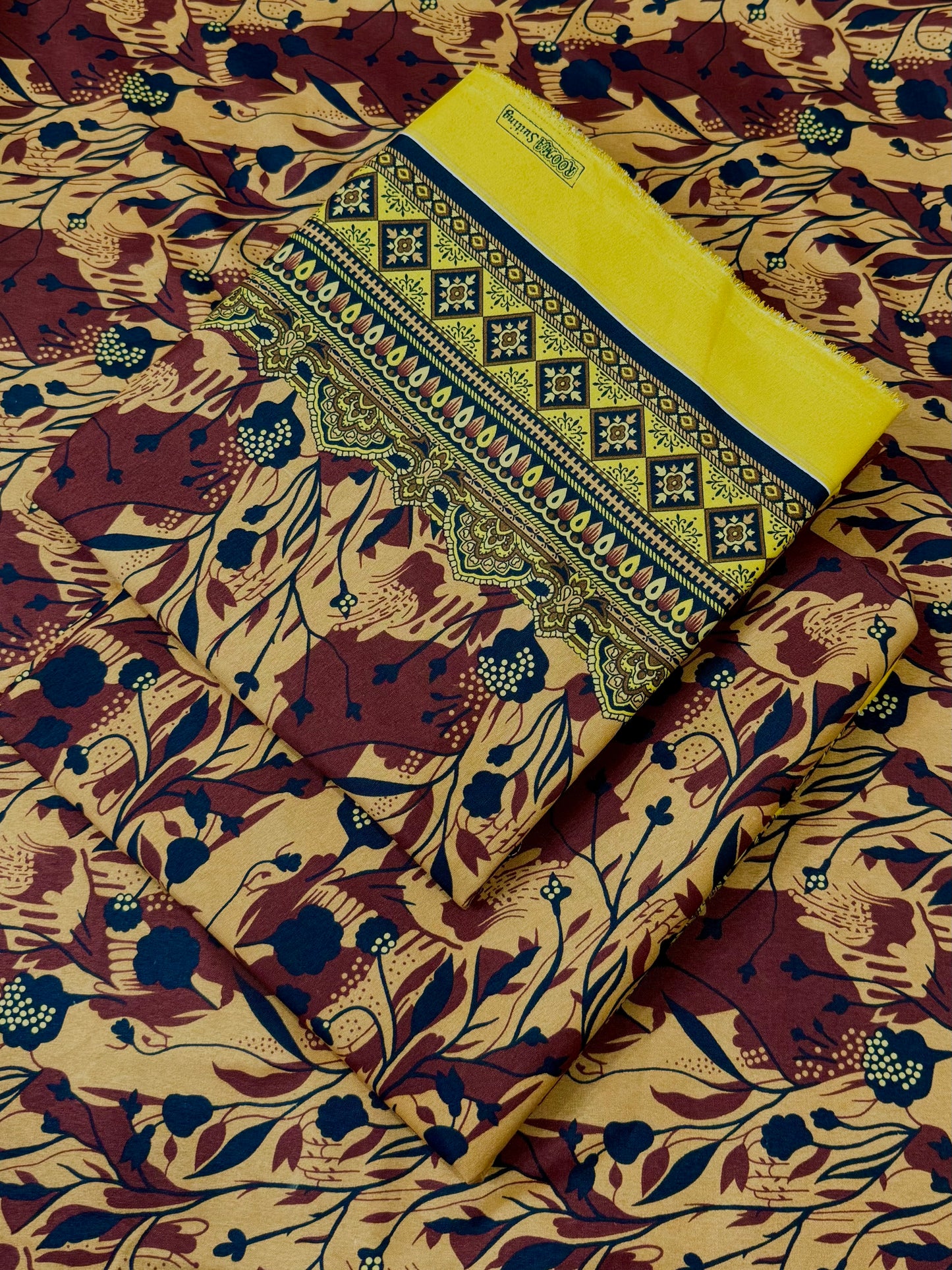 FLORAL PRINTED 2PC D-178