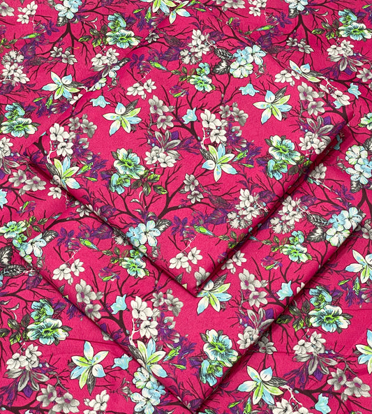 FLORAL PRINTED 2PC D-64
