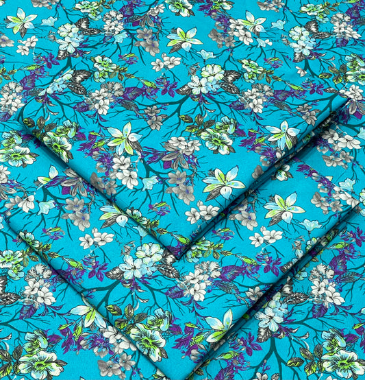 FLORAL PRINTED 2PC D-56
