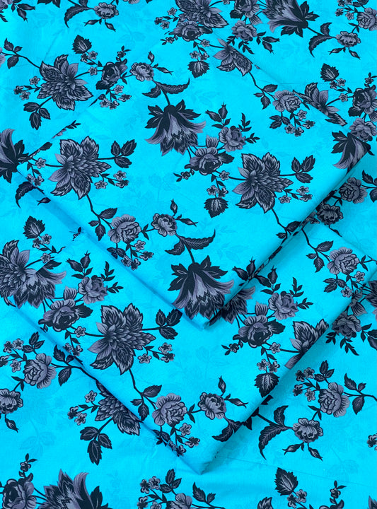 FLORAL PRINTED 2PC D-121