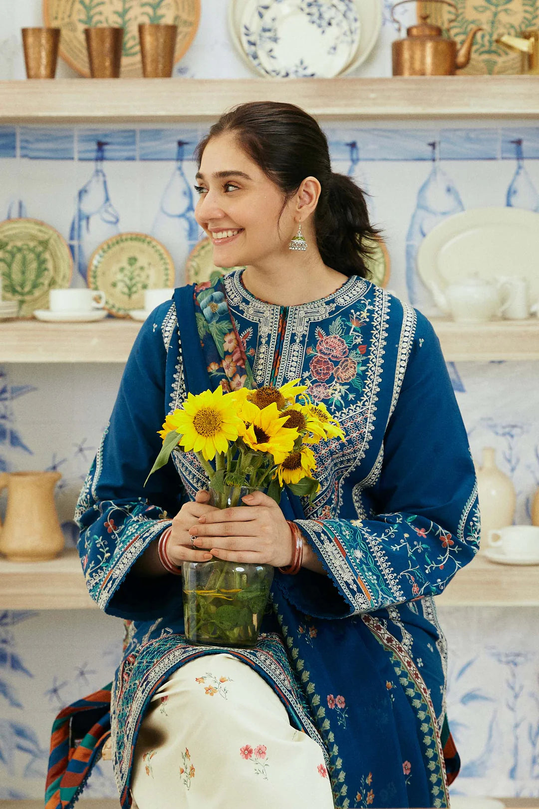 COCO by ZARA SHAHJAHAN Blue ZS-50L