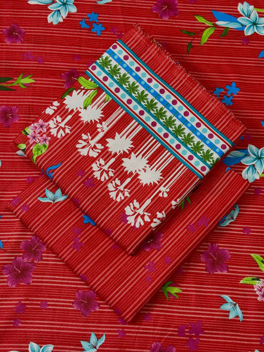 FLORAL PRINTED 2PC D-213