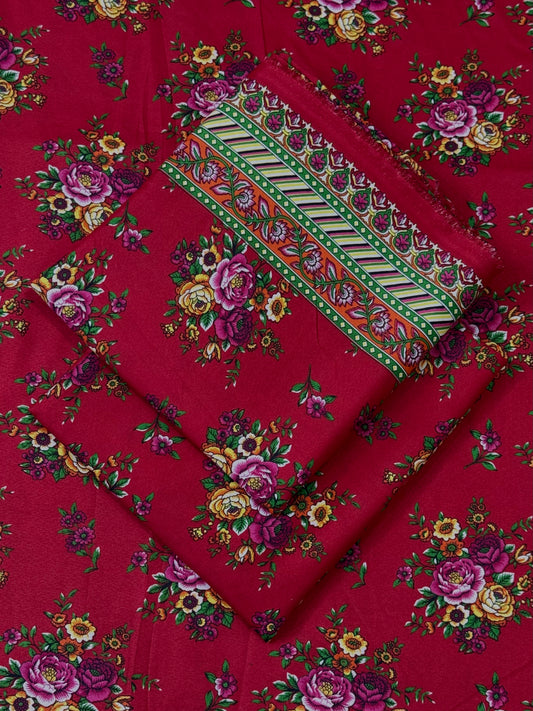 FLORAL PRINTED 2PC D-211