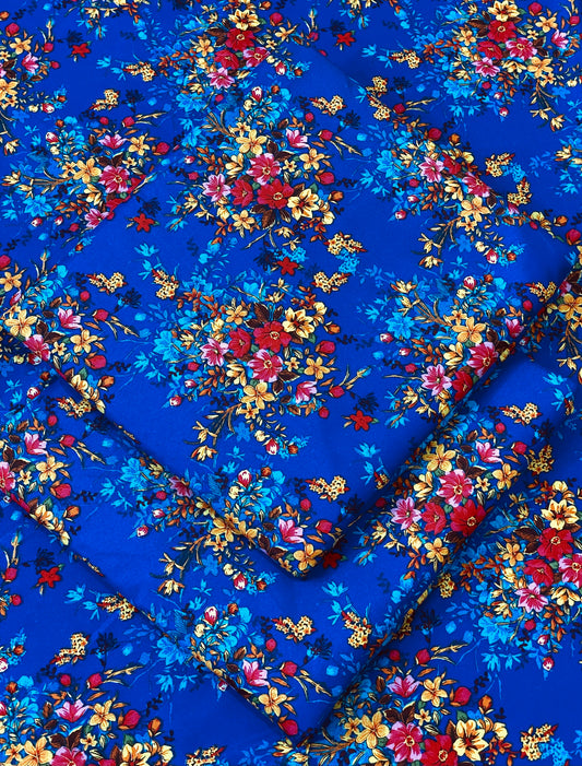 FLORAL PRINTED 2PC D-165