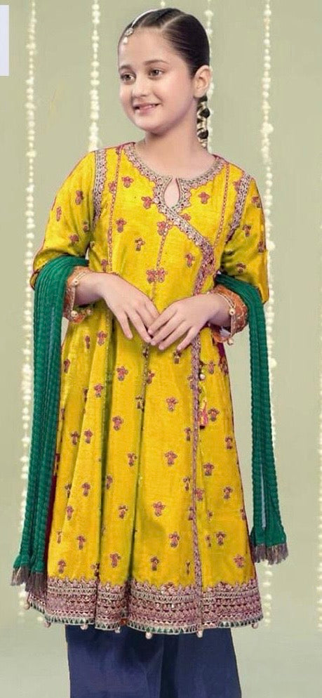 Maria.B Kids Lawn D-45 | 3Pcs Embroidered Summer Collection 2025