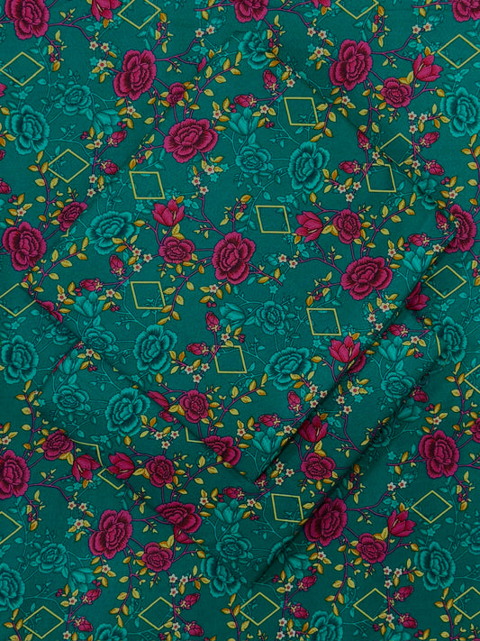 FLORAL PRINTED 2PC D-208