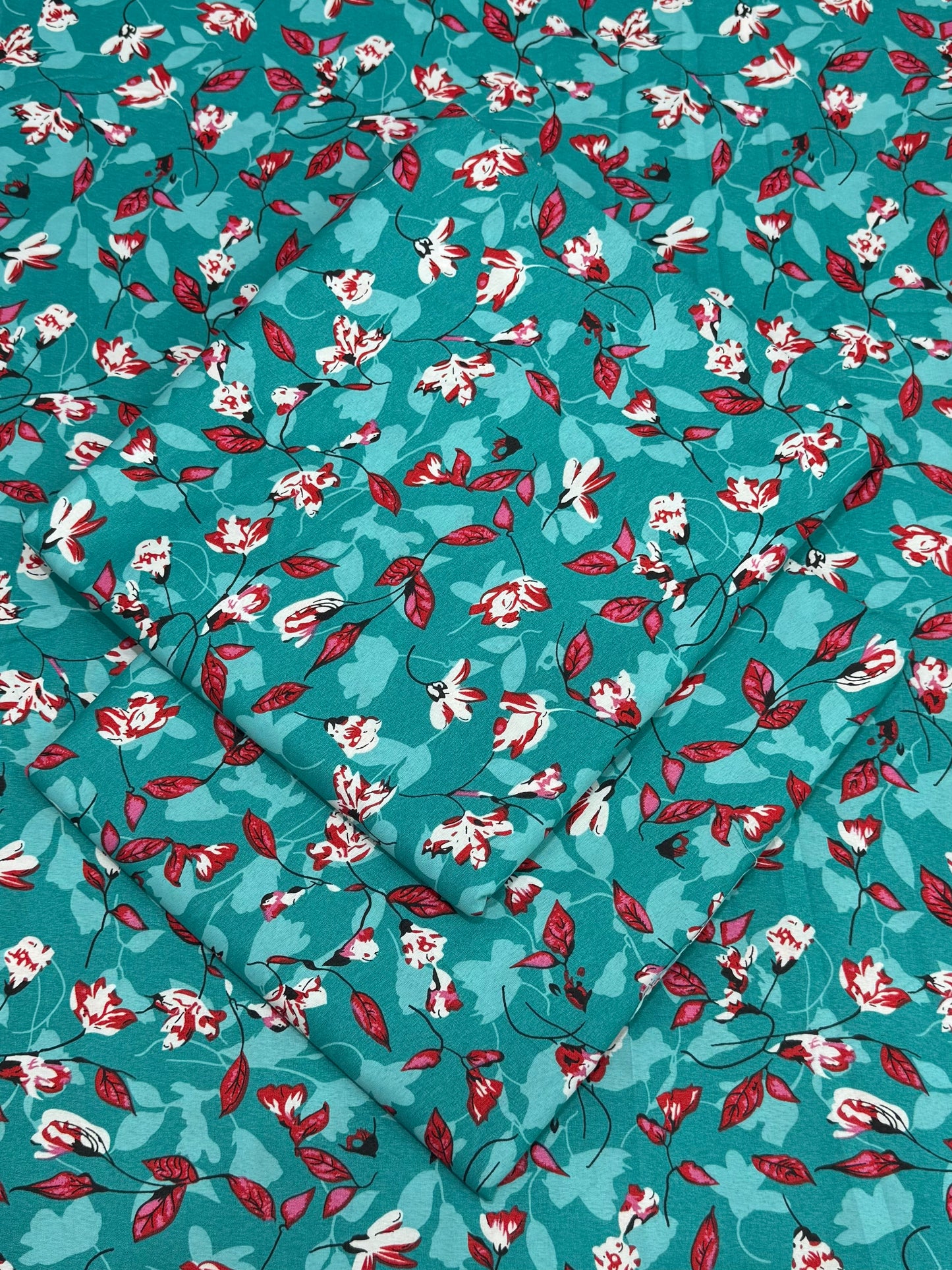 FLORAL PRINTED 2PC D-221