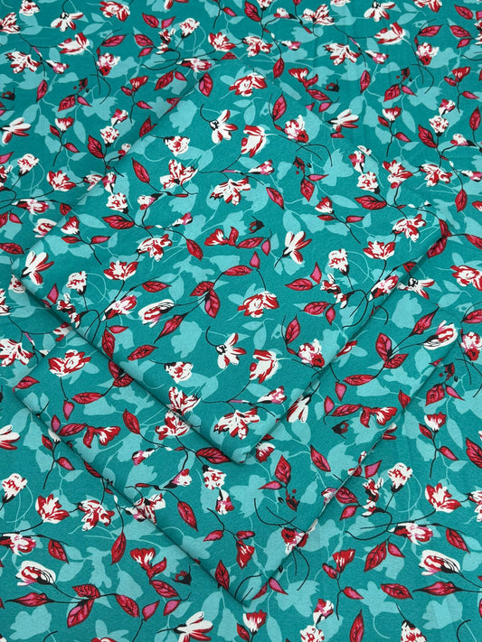 FLORAL PRINTED 2PC D-221