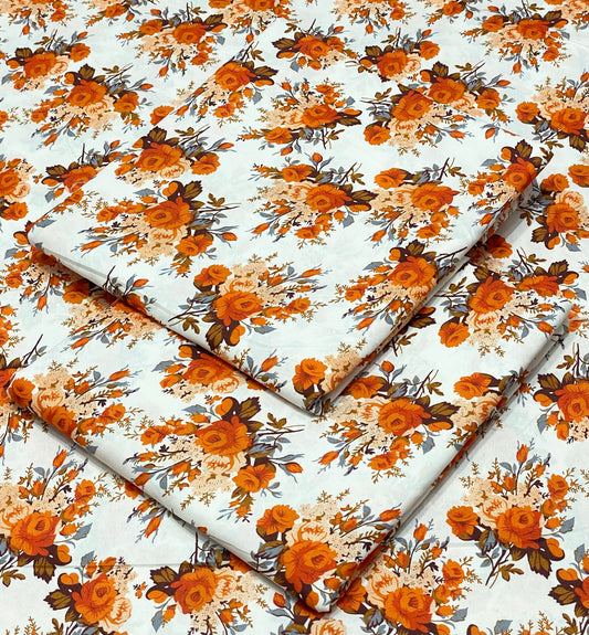 FLORAL PRINTED 2PC D-44