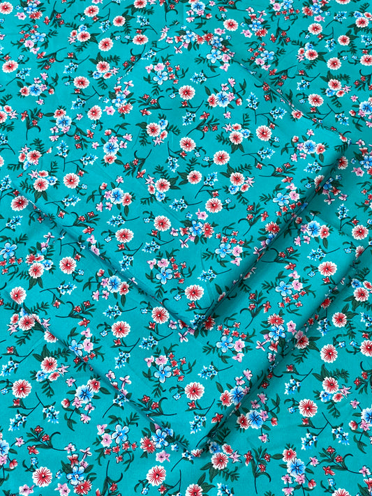 FLORAL PRINTED 2PC D-132