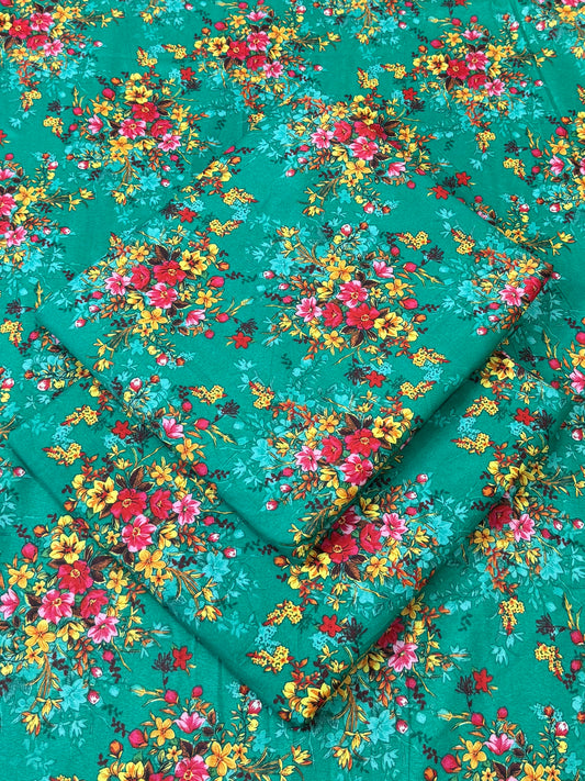 FLORAL PRINTED 2PC D-166