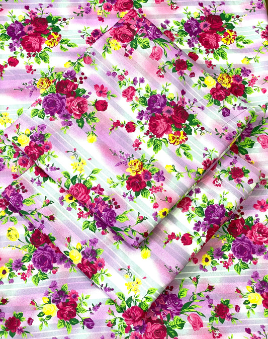 FLORAL PRINTED 2PC D-155