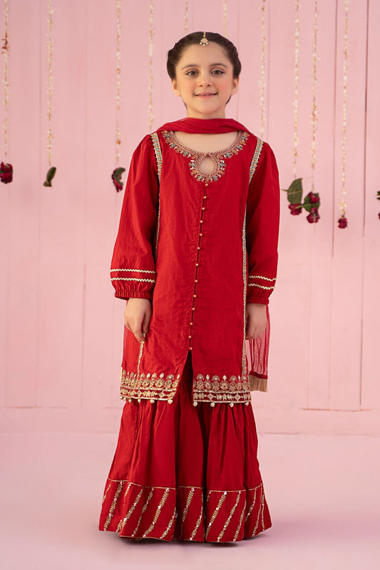 Maria.B Kids Lawn D-34 | 3Pcs Embroidered Summer Collection 2025