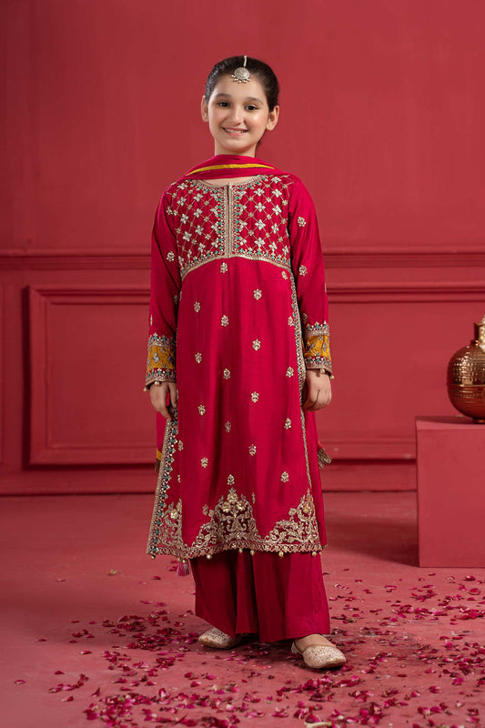 Maria.B Kids Lawn D-39 | 3Pcs Embroidered Summer Collection 2025
