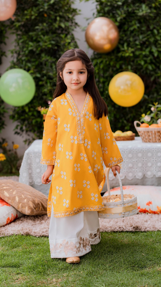 Maria.B Kids Lawn AL-05 | 3Pcs Embroidered Summer Collection 2025