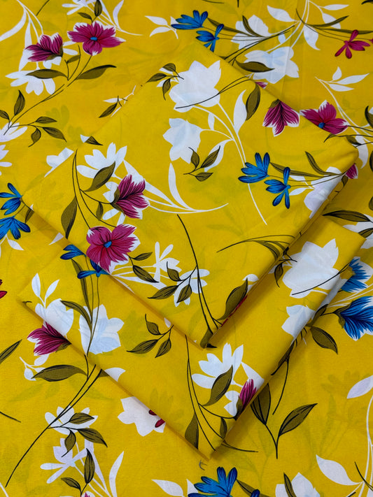 FLORAL PRINTED 2PC D-123