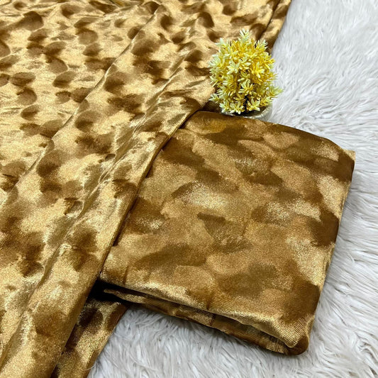 Premium Korean Velvet 2-piece Unstitched D-6