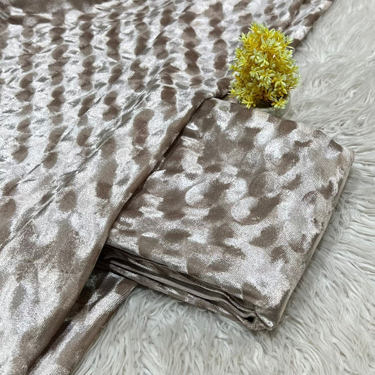 Premium Korean Velvet 2-piece Unstitched D-15