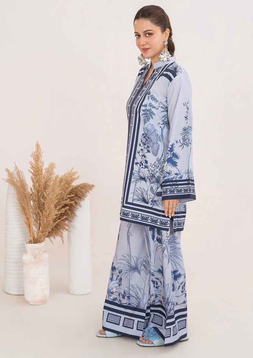UNSTITCHED LULUSAR LAWN 2PC CO-ORD SET D#5