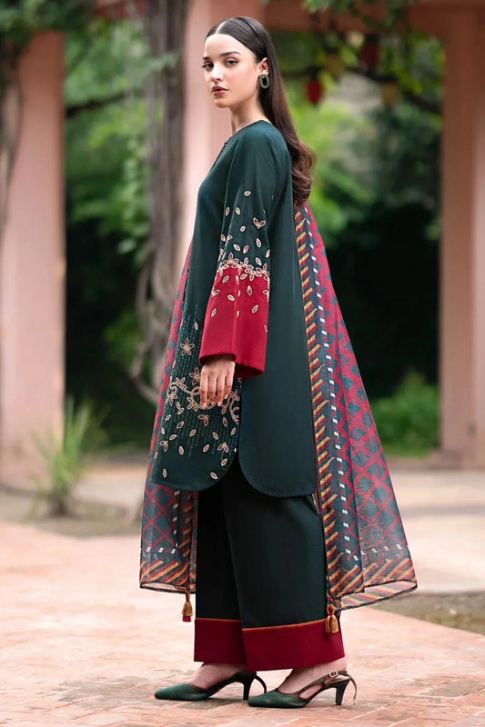 JAZMIN DHANAK 3PC | EMBROIDERY | D#2522